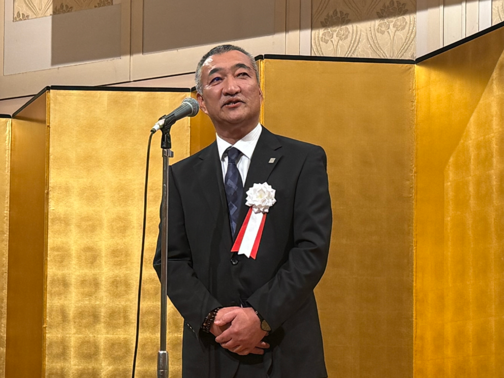 辰巳専務挨拶の様子1